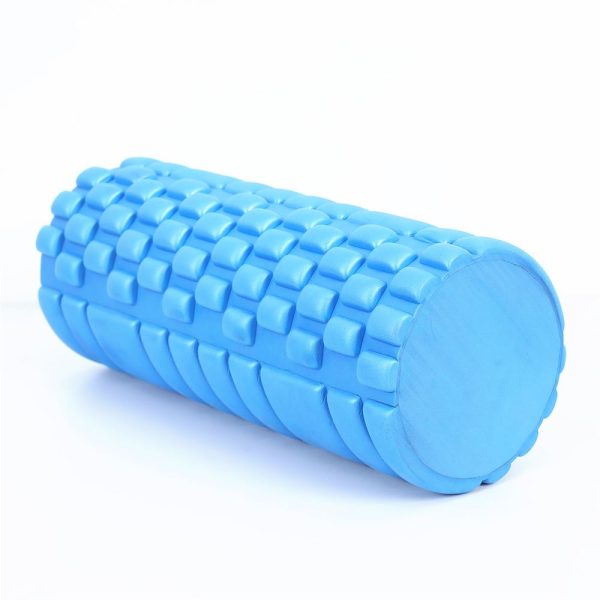 Accupressure Back Roller Big - Eco-Friendly Grid Foam Roller-Premium Eva Foam - Blue
